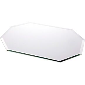 Plymor Long Octagon 5mm Beveled Glass Mirror, 13 inch x 18 inch in Kuwait