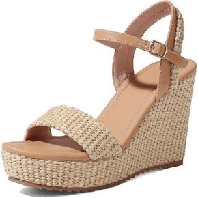 mikarka Women's Espadrille Wedge Sandals: Ankle Strap Platform Open Toe Wedges - Stylish High Heel Dressy Summer Wedges for Women, Inspired by Espadrilles in Kuwait