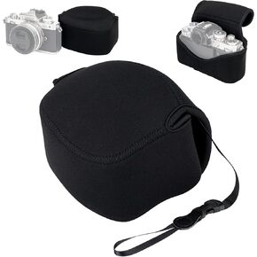JJC Soft Neoprene Digital Camera Case Pouch Compact Bag Protector with Anti-Lost Inner Strap for Sony ZV-E10 A6500 A6400 A6300 A6100 A6000 A5500 A5100 with E 16-50mm Lens | w Anti-Lost Strap,Camera Bag for Leica DLUX8, XM5 w XF 23mm F2.8, ZV-E10 A6100 A65 in Kuwait