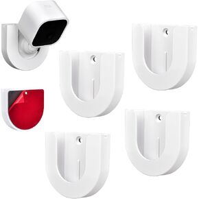 4 Pack Strong Adhesive Wall Mount for Blink Mini Indoor Camera,Two Ways Easy Installation, No Drilling or Screw Secured Fixed (Blink Mini is not Included) in Kuwait