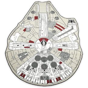 Supportiback Star Wars Millennium Falcon Large Area Rug | 79 x 104 Inches in Kuwait
