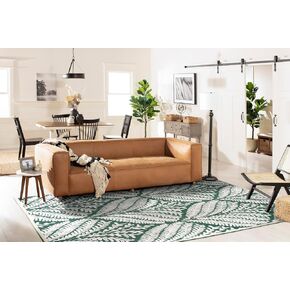 SAFAVIEH Capri Collection Area Rug - 5' x 8', Ivory & Blue, Handmade Wool, Ideal for High Traffic Areas in Living Room, Bedroom (CPR208A) in Kuwait