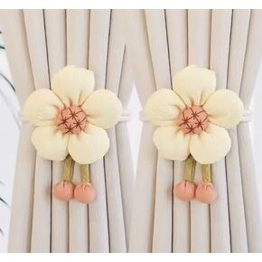 نجمة الوردي لطيف الستار Tiebacks لغرفة الأطفال 1 زوج Tieback Holdback السنانير التعادل كليب السحابة المشبك حزام لنافذة المنزل غرفة الطفل الديكور (الوردي (الوردي) in Kuwait