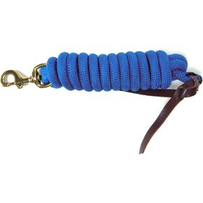 Hamilton Cowboy Braided Rope Lead, Multi-Weave Ocean Blue, 5/8" Thick x 10' Long in Kuwait