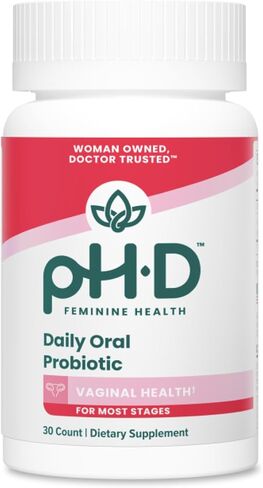 pH-D صحة المرأة - بروبيوتيك صحة المرأة مع مزيج البريبايوتك، مستخلص فاكهة التوت البري - مكمل فموي - 30 قطعة in Kuwait