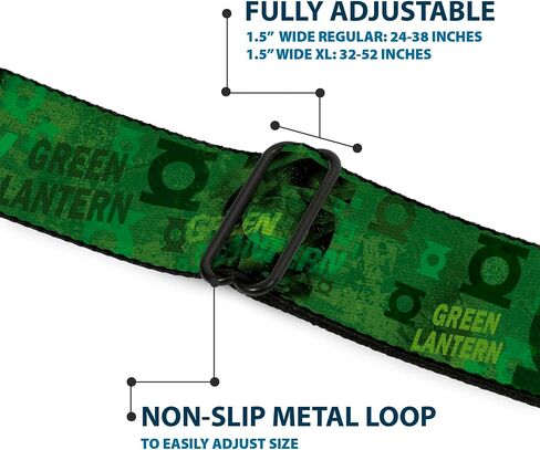 Buckle-Down Seatbelt Belt Green Lantern Regular in Kuwait