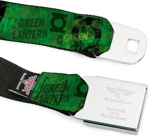 Buckle-Down Seatbelt Belt Green Lantern Regular in Kuwait