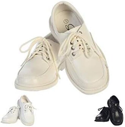Lito Children's Wear Boys Dress Shoe - Lace Up Communion - Wedding, Graduation, Formal Matte Shoe in Kuwait