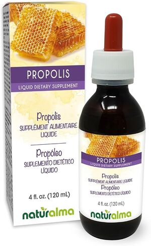 Naturalma Propolis (Propolis) Resin Alcohol-Free Tincture 4 fl oz Liquid Extract in Drops | Dietary Supplement in Kuwait
