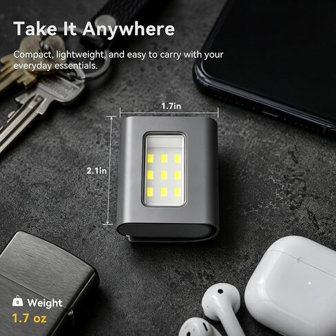 HOKOILN 2 Pack Outdoor Night Running Lights, LED Running Lights for Runners with Rechargeable Battery for Camping, Hiking, Walking, Jogging, Outdoor Adventure in Kuwait