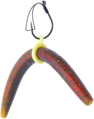 مجموعة Sink-O-Ring Wacky Rig Kit O Ring 30/قطعة لا حاجة إلى أداة لاستخدام ديدان Senko حلقات دائرية إجمالية سهلة التركيب (3/حزمة PK حمراء) in Kuwait