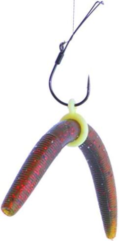 مجموعة Sink-O-Ring Wacky Rig Kit O Ring 30/قطعة لا حاجة إلى أداة لاستخدام ديدان Senko حلقات دائرية إجمالية سهلة التركيب (3/حزمة PK حمراء) in Kuwait