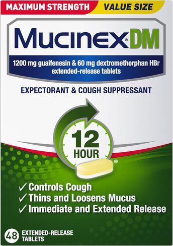 Mucinex DM Maximum Strength, 48 Tablets in Kuwait
