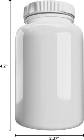 Company (12 Pack) White Pill Packer with Lid, Storage, Plastic Pill Container, 225cc Capacity in Kuwait