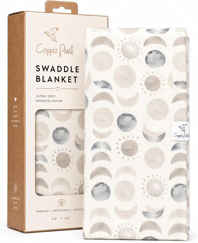 Copper Pearl Large Premium Knit Baby Swaddle Receiving Blanket Briar in Kuwait