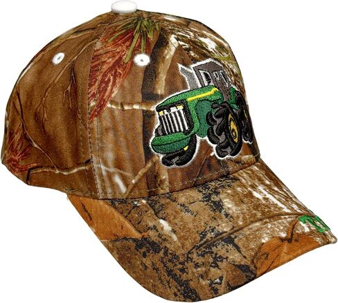 Black Duck Brand Children's Embroidered Tractor Baseball Hat/Cap (Multiple Colors Available) in Kuwait
