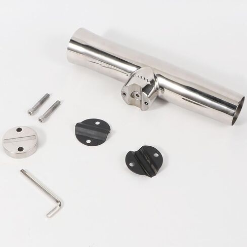 Stainless Tournament Style Clamp on Fishing Rod Holder for Rails 1-1/4" to 2" in Kuwait