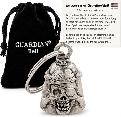PIRATE GuardianÃ‚Â® Bell Motorcycle - Harley Accessory HD Gremlin NEW Riding Bell Key Ring Mod Dyna FXR Custom Triumph Heritage Sportster Chopper 1200 Iron 880 Vulcan Goldwing Honda Yamaha Kawasaki Sport Street Road Warrior in Kuwait