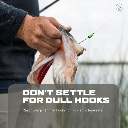 Googan Baits Texas Rig Bundle - Complete Bass Fishing Gear with Soft Plastic Lures, Hooks, Weights, and Fishing Accessories - Ideal for Fishing Tackle Box in Kuwait