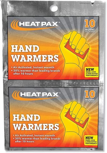 OccuNomix 1100-80D Heat Pax Hand Warmers, Air Activated, Instant Warmth, Odorless, 30% Warmer Than Leading Brands After 10 Hours, UL Tested, Display of 40 (1 Pair Per Pack) in Kuwait