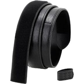 Mechanic Belt Buckleless No Scratch Genuine Leather Belt 1 3/8" Hook and Loop Technician Movers Work Belt Travel Belt in Kuwait