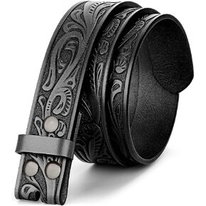 BELTROAD Western Leather Belt Strap for Men Women Cowboy Cowgirl Leather Mens Belts for Jeans Birthday Christmas Belt Gifts in Kuwait