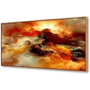 YYYYHPP WKYP2250 Wall Art Horses Pictures Canvas Wall Art Wood Framed Canvas Prints Painting Horses Pictures Ready to Hang for Living Room Bedroom Kitchen Home and Office Wall Decor in Kuwait