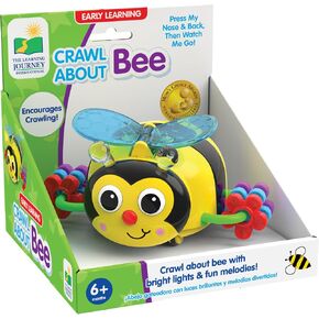 The Learning Journey Early Learning - Crawl About Bee - Crawling Toys for Babies 6-12 Months - Bright Lights and Fun Melodies - Award Winning Toys in Kuwait