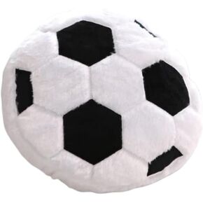 17.7inch Fluffy Soccer Balls Plush Pillow,Soft Soccer Ball Stuffed Toys,Decorative Soccer & Football Pillow Cushion Throw Pillow,Football Plushies Plush Doll for Home Deco Kids Big Sports Toy Gift in Kuwait