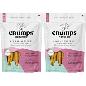 Crumps' Naturals Plaque Busters Advanced - Double Fresh Dental Sticks 9.5oz in Kuwait