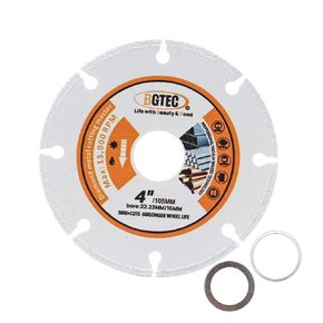 BGTEC Diamond Metal Cutting Disc,5"/125mm Vacuum Brazed Cut-Off Wheel Diamond Blade for Cutting Carbide Metal, Alloys, Iron,Stainless Steel in Kuwait