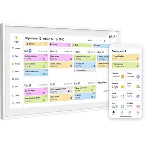 إطار صور رقمي Dasfiwo مقاس 10.1 بوصة إطار صور رقمي WiFi، وحدة تخزين 32 جيجابايت 1280 * 800 HD IPS شاشة تعمل باللمس، دوران تلقائي، مشاركة الصور أو مقاطع الفيديو عبر التطبيق المجاني in Kuwait