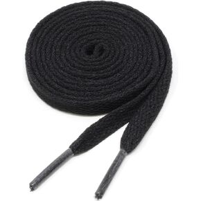 Flat Shoelaces 5/16" Wide Solid Color Strings for Athletic Sneakers Boots & Shoes - 27"-72" Length Shoe Laces in Kuwait