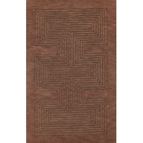 Momeni Simba Wool Hand Tufted Contemporary Indoor Area Rug, Copper in Kuwait