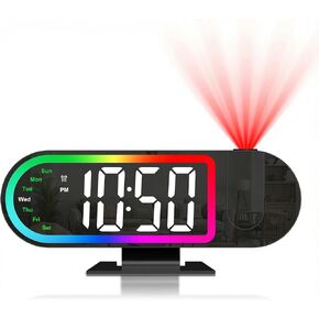 Ankilo ترقية ساعات المنبه لغرف النوم، 5.8 بوصة LED ساعة رقمية للنوم الثقيل، ساعة مكتب إلكترونية مع التوقيت الصيفي، التقويم، وظيفة الغفوة، 12/24 ساعة، إضاءة خلفية، حجم قابل للتعديل in Kuwait