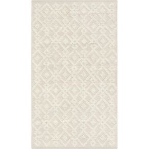 SAFAVIEH Vermont Collection Area Rug - 8' x 10', Ivory & Grey, Handmade Wool & Cotton, Ideal for High Traffic Areas in Living Room, Bedroom (VRM102F) in Kuwait