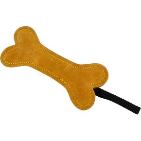 Leather Dog Toys for Small Puppy Dogs. 100% Genuine Leather - No Harmful Fillings (Bone (Pack of 5)) in Kuwait