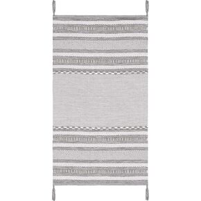 Safavieh Montauk Collection MTK215A Handmade Flatweave Cotton Runner, 2'6" x 6' , Orange / Red in Kuwait
