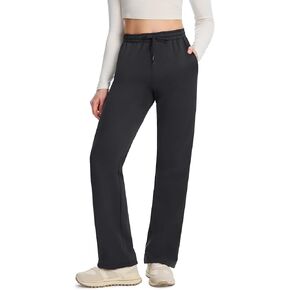 Yogipace Women's Petite/Regular/Tall Water Resistant Thermal Fleece Pants, Winter Lounge Running Sweatpants with Pockets in Kuwait