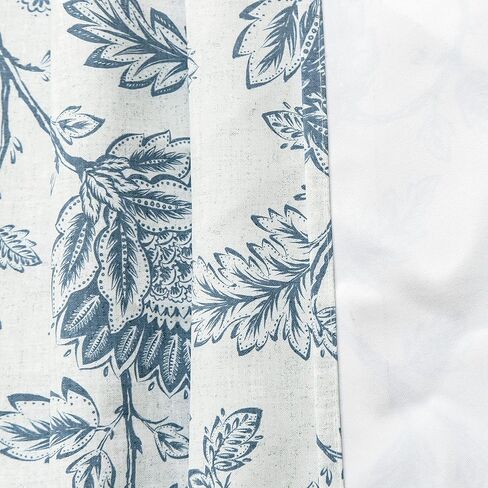 Kitchen Valance for Windows Retro Floral Printed for Living Room Bedroom Home Decor Thermal Insulated Rod Pocket Small Window Curtains Valance 52" X 14" Sage Green in Kuwait