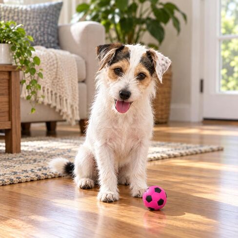 Ethical Stuffed Latex Soccerball Dog Toy - 1 Count (Color May Vary),Small Breeds in Kuwait
