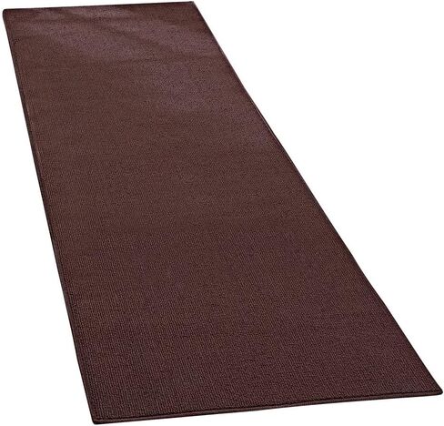 Collections Etc Extra-Wide and Extra-Long Skid-Resistant Floor Runner Rug for High-Traffic Flooring Areas, Including Entryways, Hallways, Foyers and Kitchens, Sand, 28"X90" in Kuwait