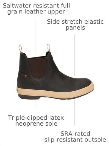 Xtratuf Men's Fashion Waterproof Casual Rubber Sole Round Toe Legacy Full Grain Leather Chelsea Boots in Kuwait