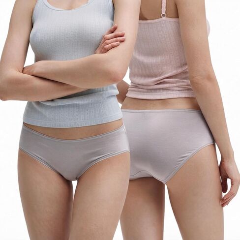 SilRiver Women's 100% Silk Panty Briefs Travel Hipster Bikini Underwear (2pcs Pack) Breathable Underpants in Kuwait