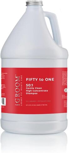 iGroom 50 to 1 Dog Shampoo - Delightfully Fragranced & Highly Concentrated – Best Dog Shampoo - Groom Like Professional - Environmentally Sustainable – Sooth & Nourish Coat - Made in USA, Gallon in Kuwait