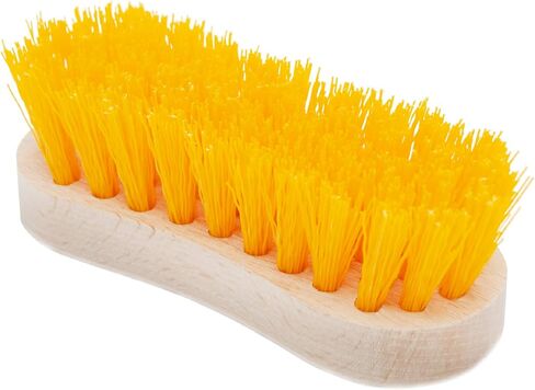Scrub Brush - Stiff Bristle Brush for Deep Cleaning, Nylon Brush with Hard Bristle, Utility Hand Brush for Indoor and Outdoor, Wooden Scrubbing Brush, Hard Brush Heavy Duty Boot Hand Scrubber in Kuwait