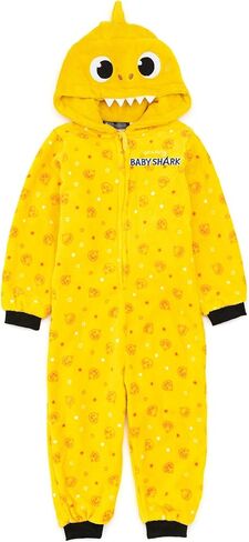 Baby Shark Onesie Kids Toddlers Yellow Song Characters All In One Pyjamas in Kuwait