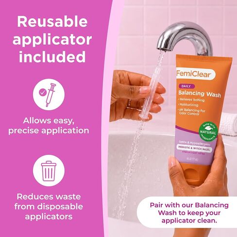 FemiClear BV & Yeast Infection Protection Vaginal Cream, Made with Natural Ingredients, Homeopathic Feminine Care in Kuwait