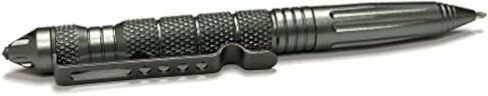 Uzi Tactical Pen UZI-TACPEN2-GM Aircraft Aluminum Tactical Pen Multi-Tool Survival Tool, Glassbreaker, Real Ballpoint Pen Miltary & Police EDC - Gun Metal, Christmas Gift in Kuwait