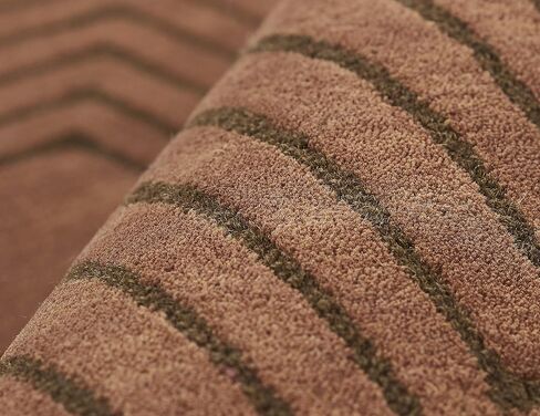 Momeni Simba Wool Hand Tufted Contemporary Indoor Area Rug, Copper in Kuwait